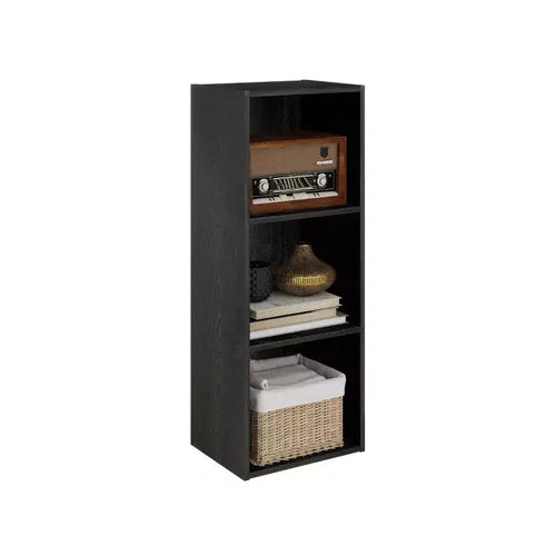 3 Cube Decorative Bookshelf Open Bookcase Toy Storage Organizer Horizontal Vertical