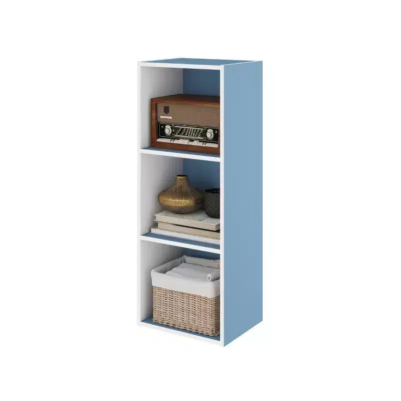 3 Cube Decorative Bookshelf Open Bookcase Toy Storage Organizer Horizontal Vertical