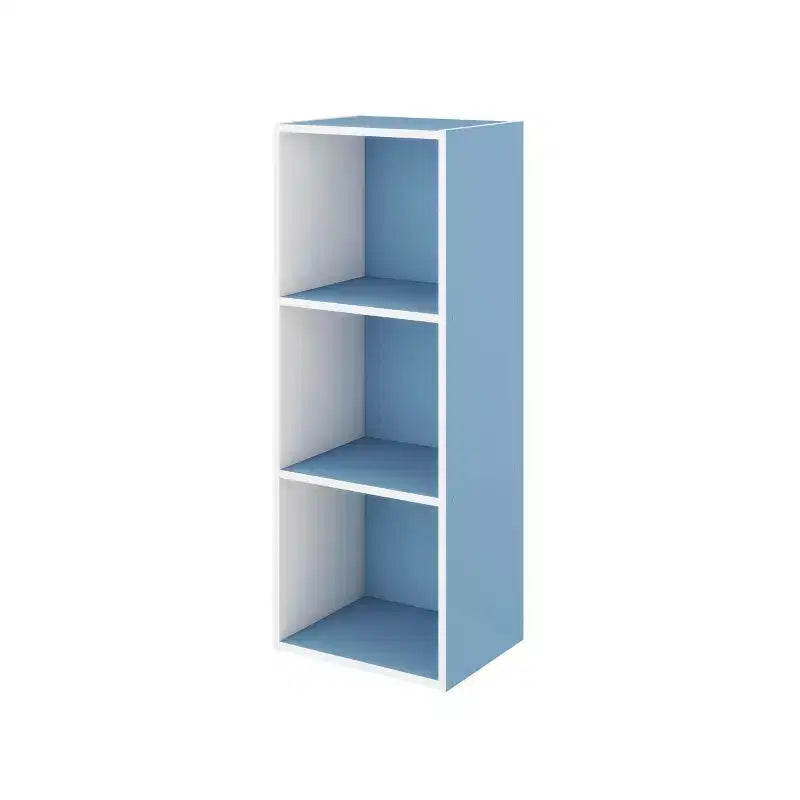 3 Cube Decorative Bookshelf Open Bookcase Toy Storage Organizer Horizontal Vertical