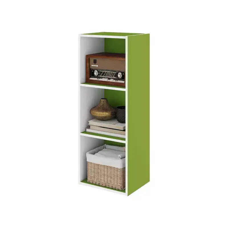 3 Cube Decorative Bookshelf Open Bookcase Toy Storage Organizer Horizontal Vertical