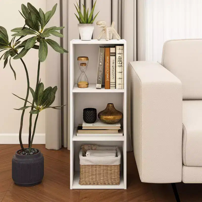 3 Cube Decorative Bookshelf Open Bookcase Toy Storage Organizer Horizontal Vertical