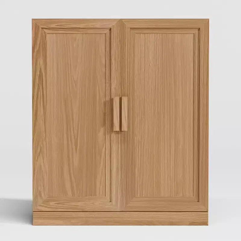 Black Wood Grain Storage Cabinet (36x31x16)