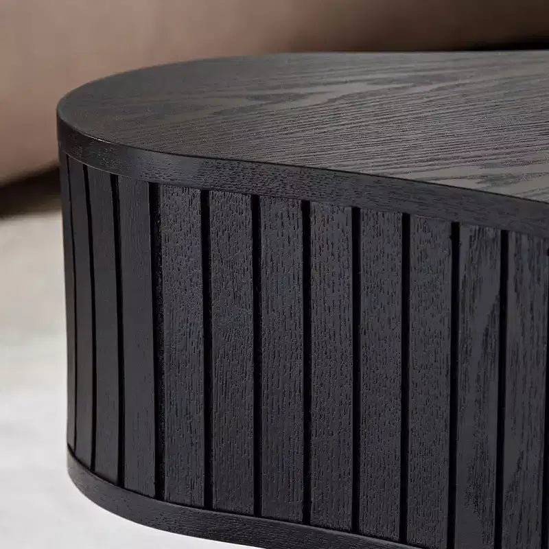 Modern Nesting Coffee Tables, Round 2 Tiers End Side Tables, Easy Assembly for Living Room/Bedroom /Balcony /Yard