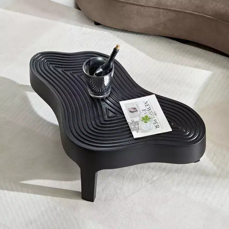 Modern Nesting Coffee Tables, Round 2 Tiers End Side Tables, Easy Assembly for Living Room/Bedroom /Balcony /Yard