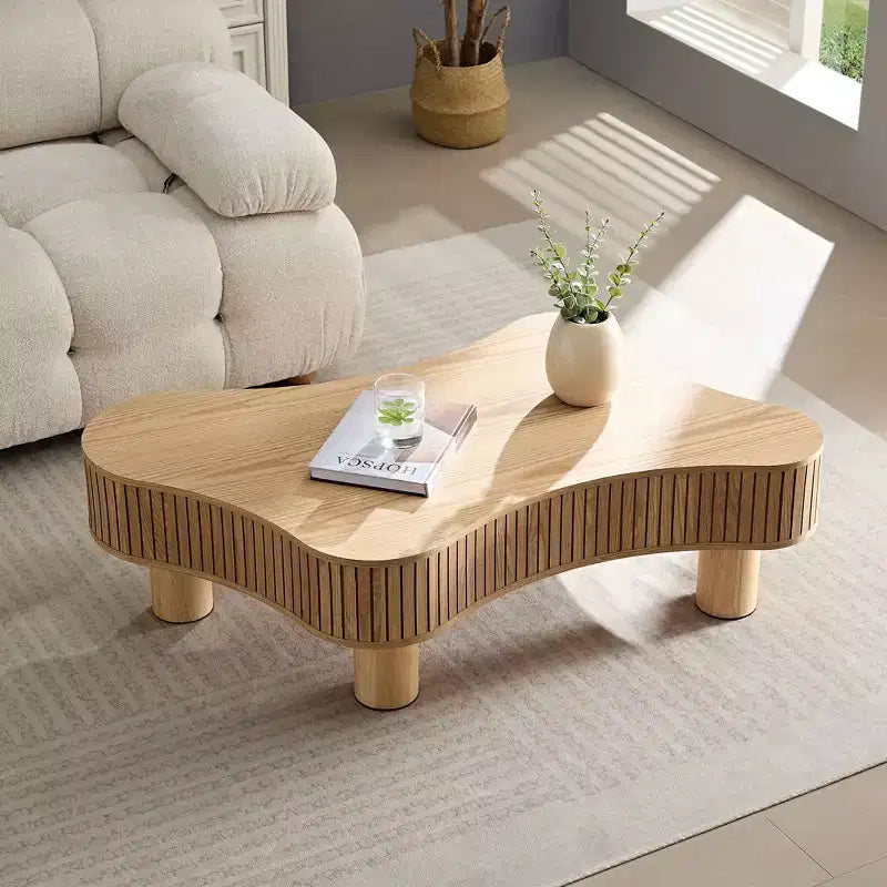Modern Nesting Coffee Tables, Round 2 Tiers End Side Tables, Easy Assembly for Living Room/Bedroom /Balcony /Yard