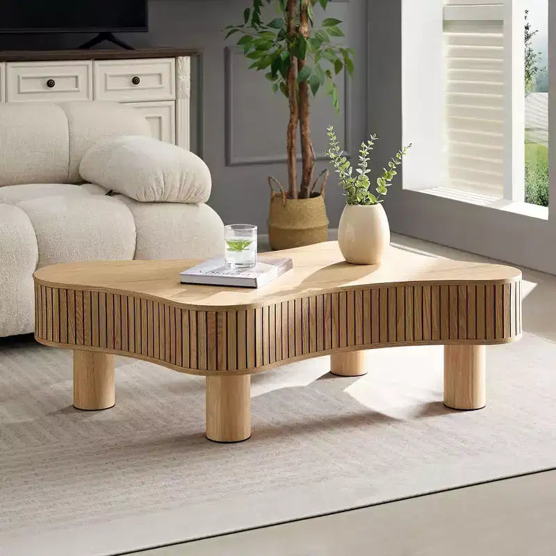 Modern Nesting Coffee Tables, Round 2 Tiers End Side Tables, Easy Assembly for Living Room/Bedroom /Balcony /Yard