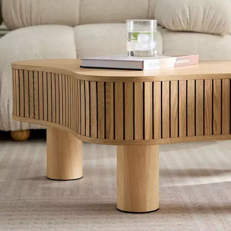 Modern Nesting Coffee Tables, Round 2 Tiers End Side Tables, Easy Assembly for Living Room/Bedroom /Balcony /Yard