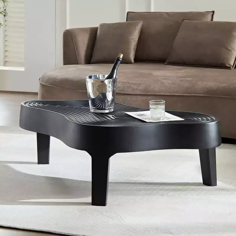 Modern Nesting Coffee Tables, Round 2 Tiers End Side Tables, Easy Assembly for Living Room/Bedroom /Balcony /Yard