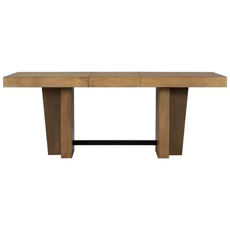 Extendable Dining Set with Bench & 4 Chairs