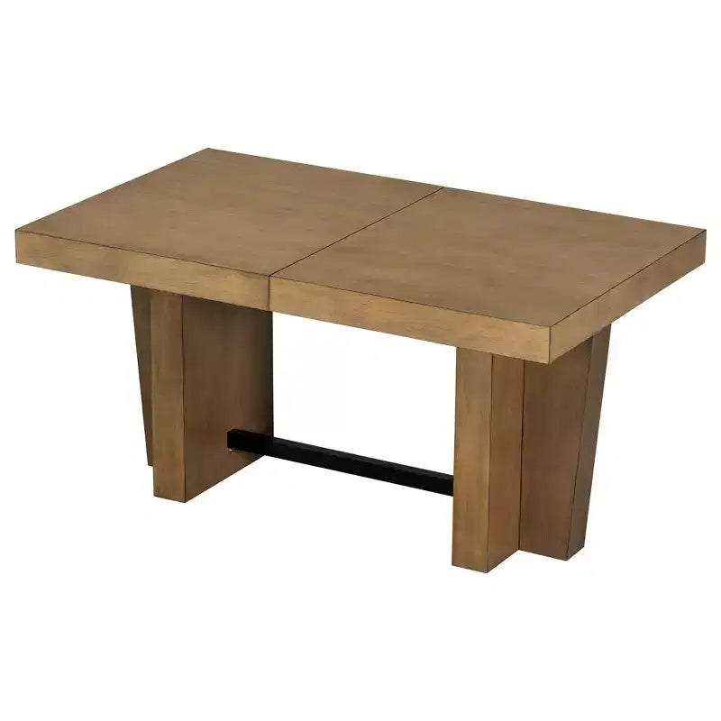 Extendable Dining Set with Bench & 4 Chairs
