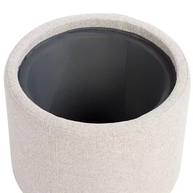 Elias 18 High Nathan Ginger Storage Ottoman with Reversible Tray