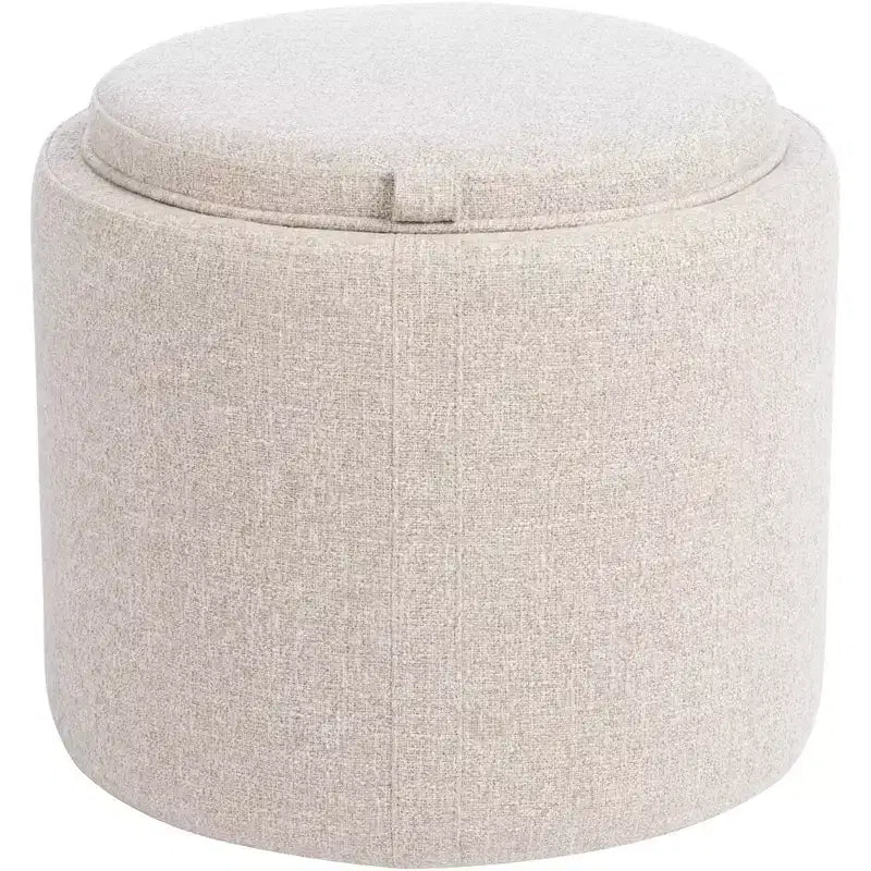 Elias 18 High Nathan Ginger Storage Ottoman with Reversible Tray