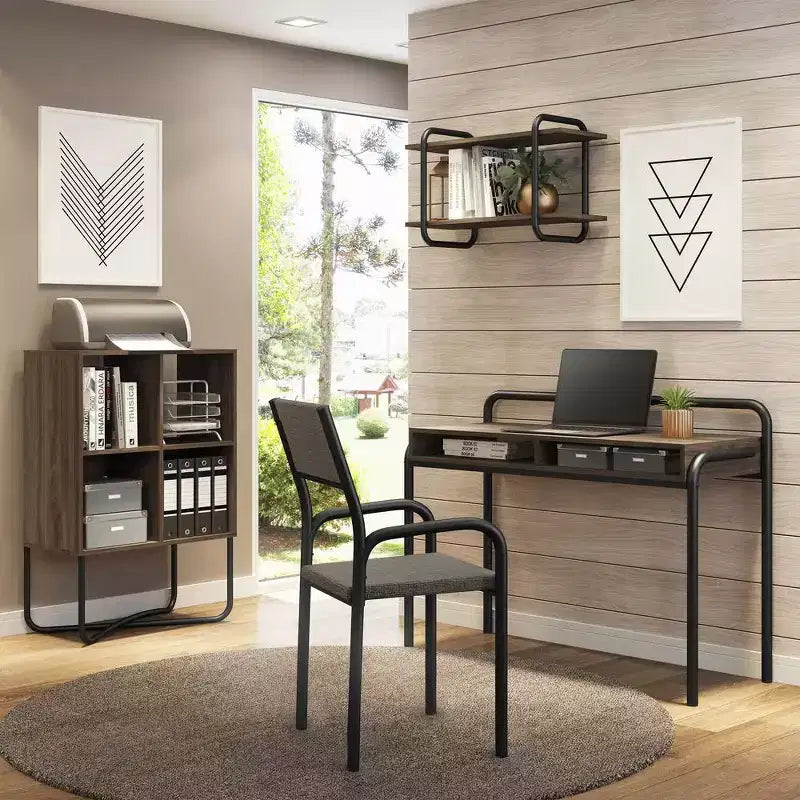 Modern Geometric Bookcase