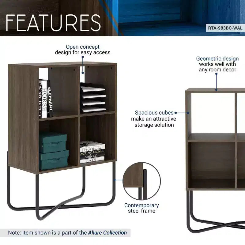 Modern Geometric Bookcase