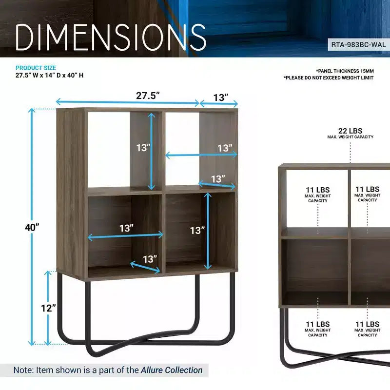 Modern Geometric Bookcase