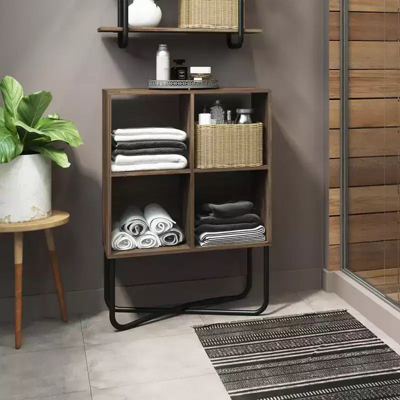 Modern Geometric Bookcase