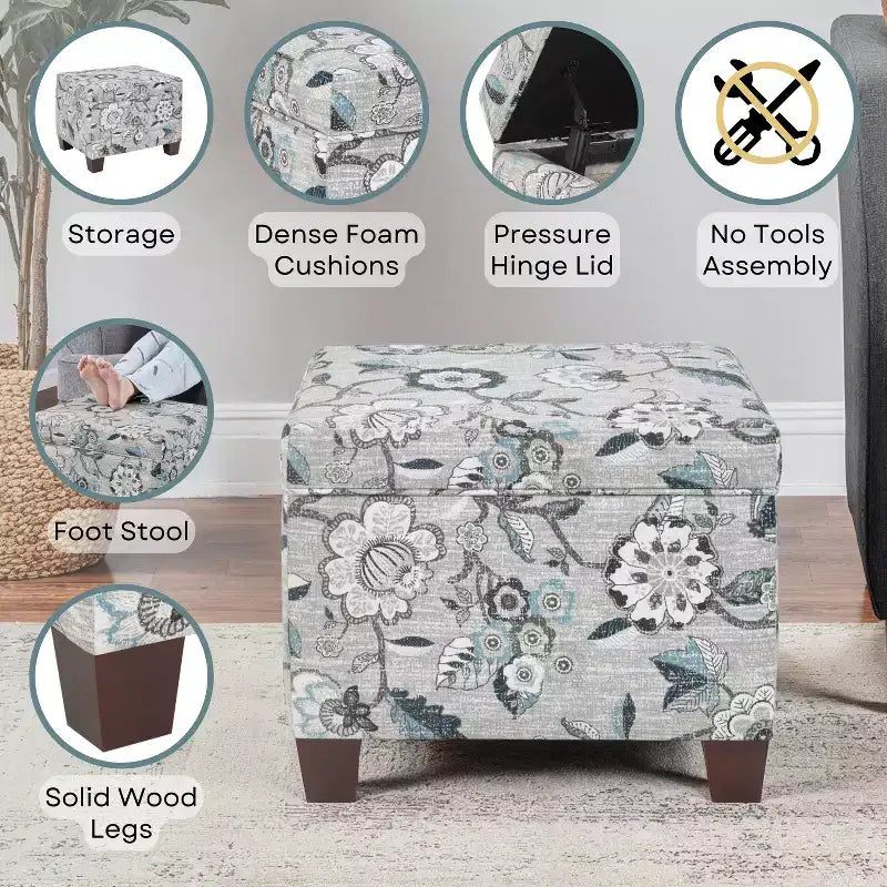 Madison Storage Ottoman