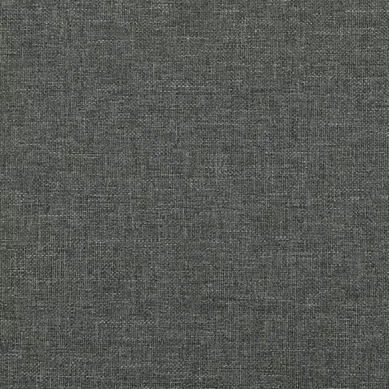 Bed Frame Dark Gray Polyester Fabric, Plywood, Engineered Wood King