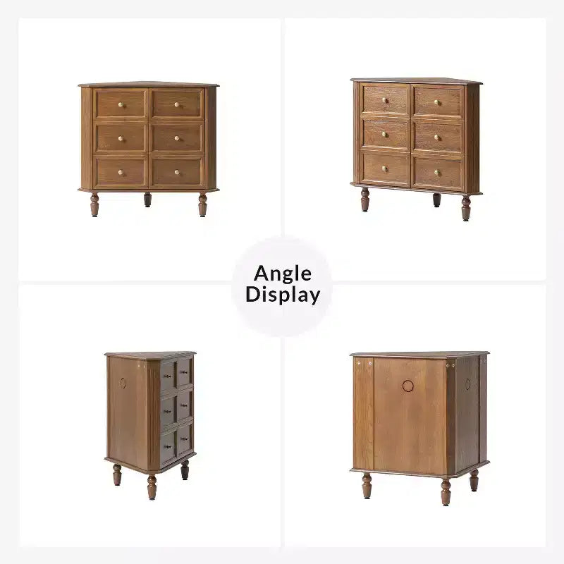 30 H 2-Door Corner Cabinet with Spindle Legs