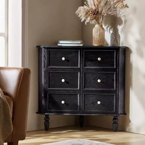 30 H 2-Door Corner Cabinet with Spindle Legs
