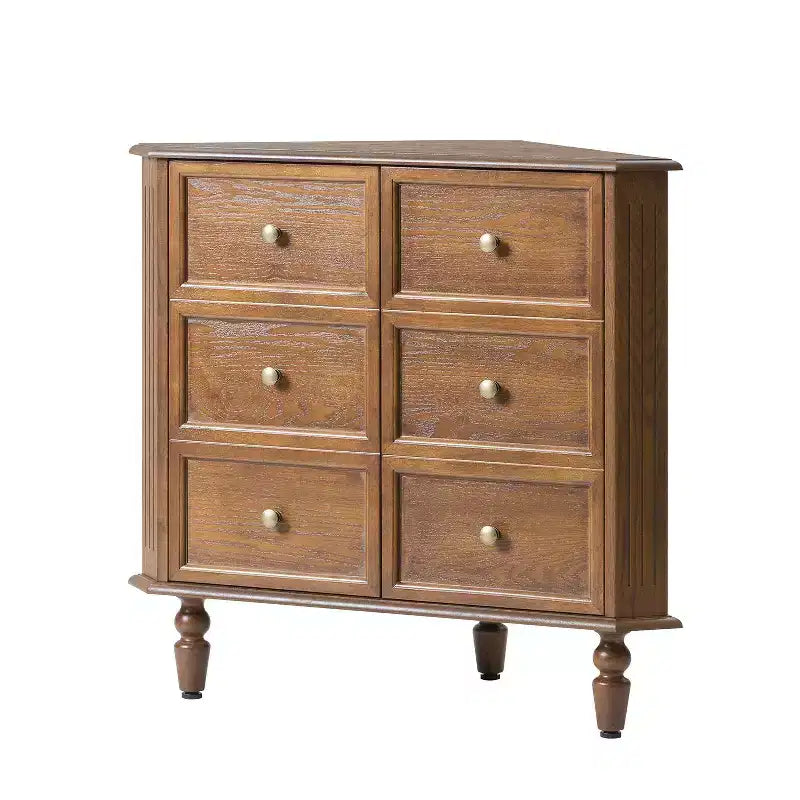 30 H 2-Door Corner Cabinet with Spindle Legs