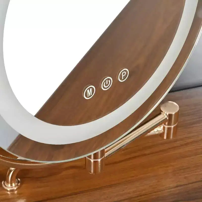 Corner Vanity Desk with Mirror, Modern Makeup Vanity Set With Stool & Cabinet, Wooden Dressing Table with Drawers for Bedroom Bathroom